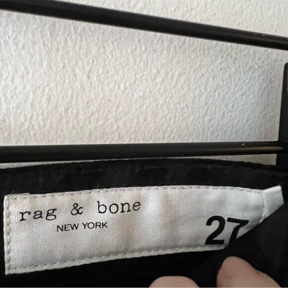 Rag & Bone Nina Velvet Zebra High Rise Jeans - Picture 5 of 6